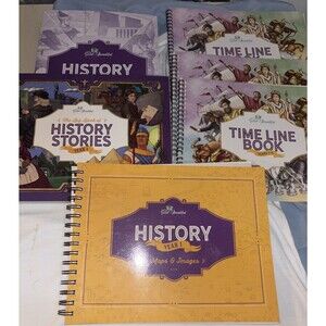 Good & Beautiful History Yr 1 Course Activity Timeline 6 Books Very Good